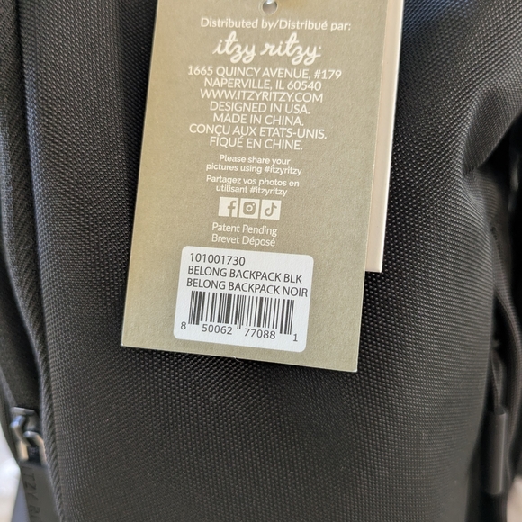 Itzy Ritzy Charcoal Men's Backpack - Picture 5 of 5